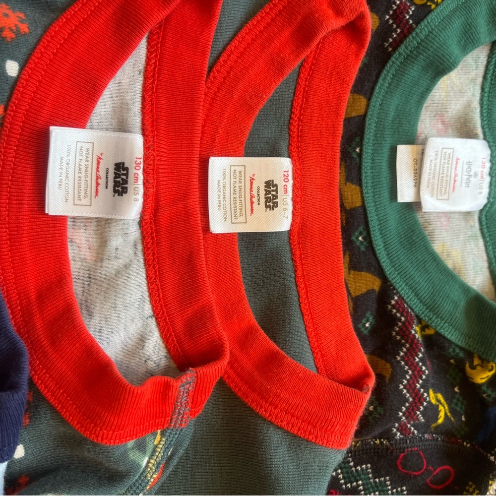 Hanna Andersson Festive Long Sleeve Shirt Collection mixed lot size variety - Picture 3 of 4